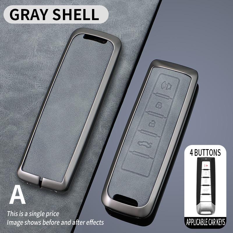 

2025 Wey Blue Mountain Key Case for Gaoshan 8/7/9 - Mocha Hi4 Latte Metal Shell Buckle Bag.