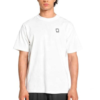 Entspannte Passform Bequem Einfach Stilvoll Einfarbige Kurzarm-T-Shirts Herren Oberteile 627594-04
