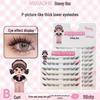 Honey Box Photogenic Fox Eye False Eyelashes - Comic Style, Dense & Flowing for a Pure, Light European Look