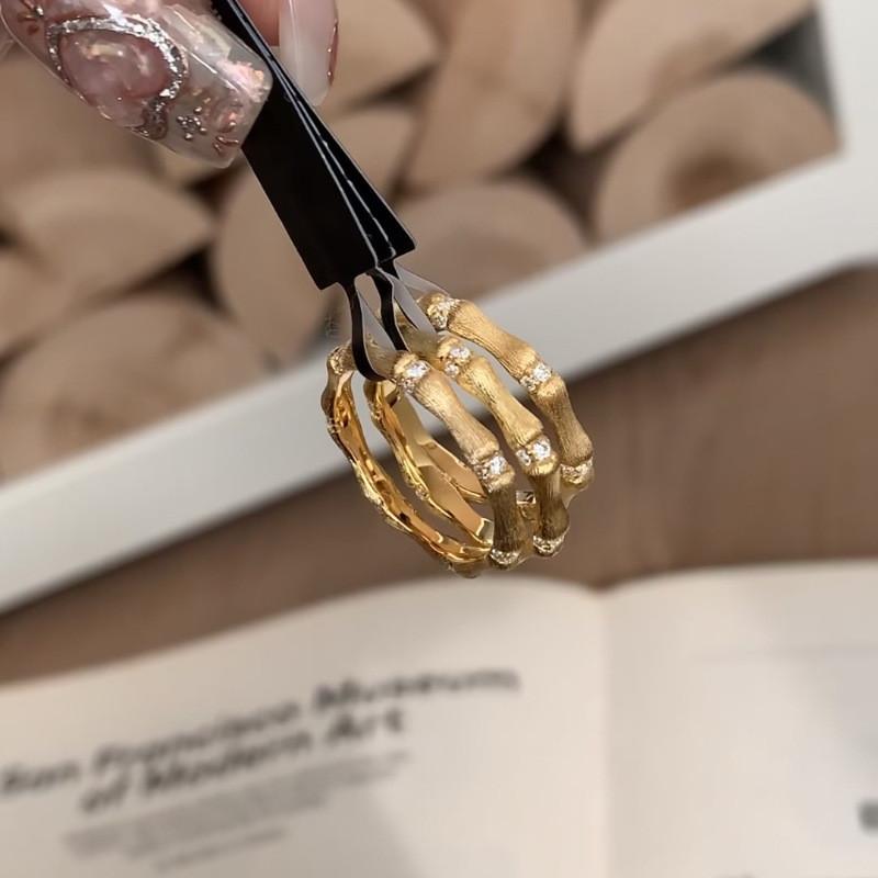 

Трендовое регулируемое женское кольцо с блестящими циркониевыми камнями, медный модный аксессуар