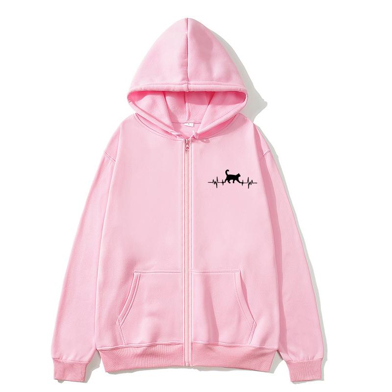 Black Panther Zip Hoodie Oversized Hoodie Streetwear Women's Sweatshirt Women Hoodie Pocket Long Sleeve Black Panther Zip Hoodie