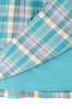 Human Woman Voluminous Tucked Skirt Check Check (Madras Pattern) / Women's / 077-5120402 143_Green