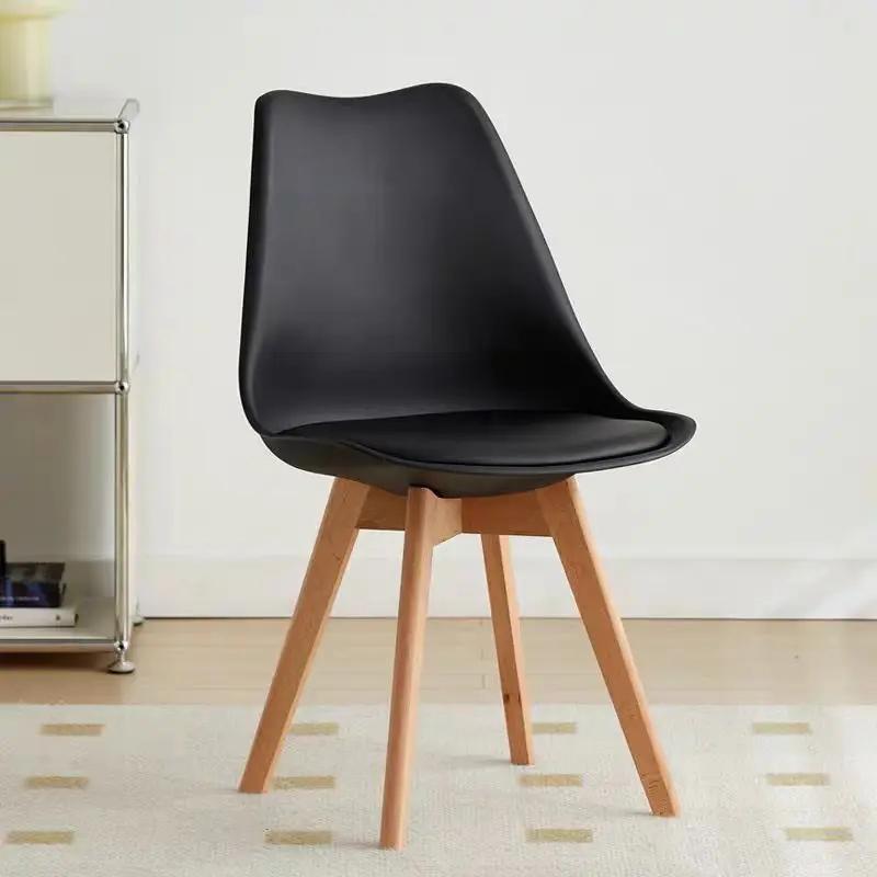 Silla de Comedor Moderna Silla Nórdica para el Hogar Silla Minimalista con Respaldo para Comedor, Sala de Estar