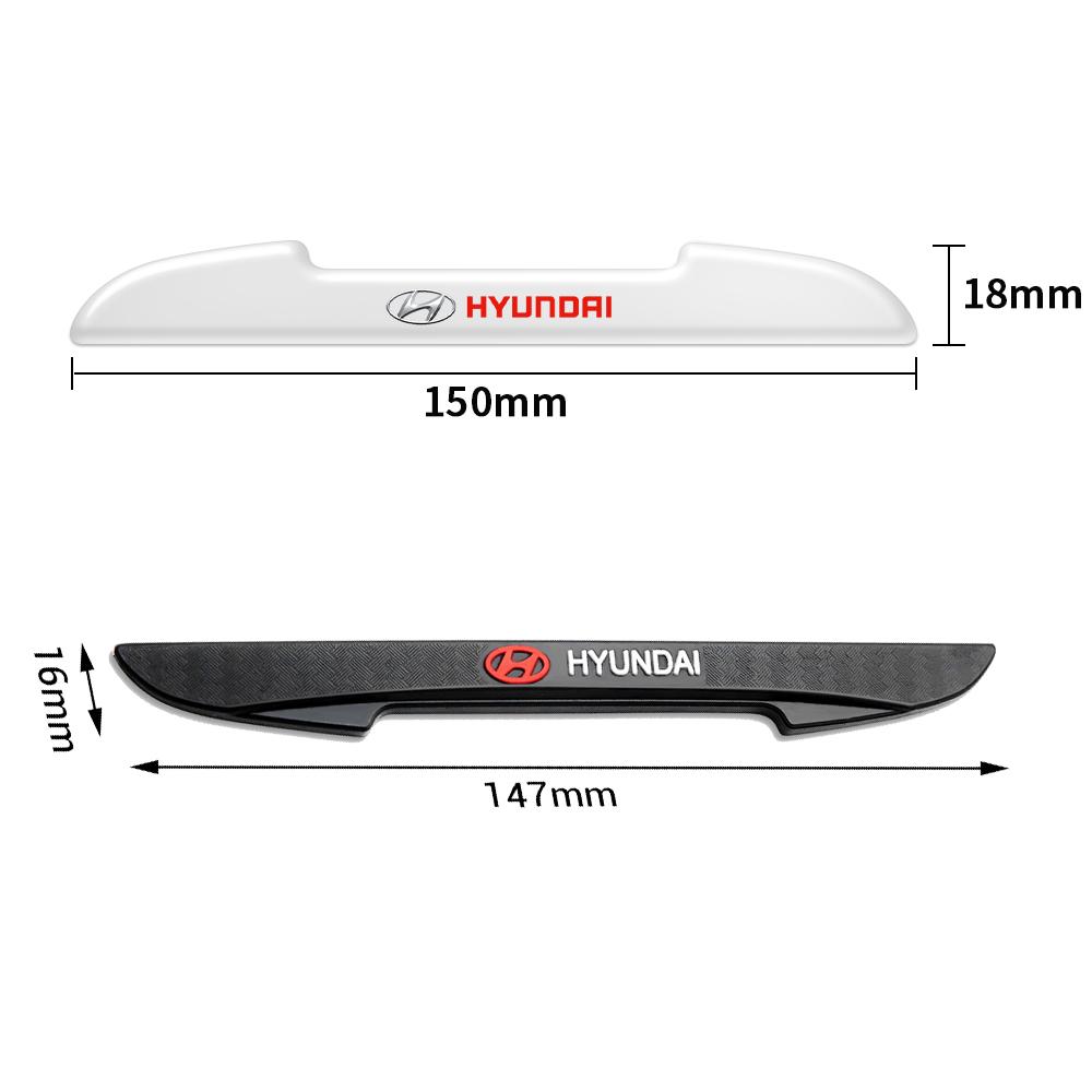 Car 4PCS Door Anti-collision Protect Bar Stickers For Hyundai I10 I20 I30 I40 IX20 IX25 IX35 Tucson Solaris Accent Azera Elantra RR9