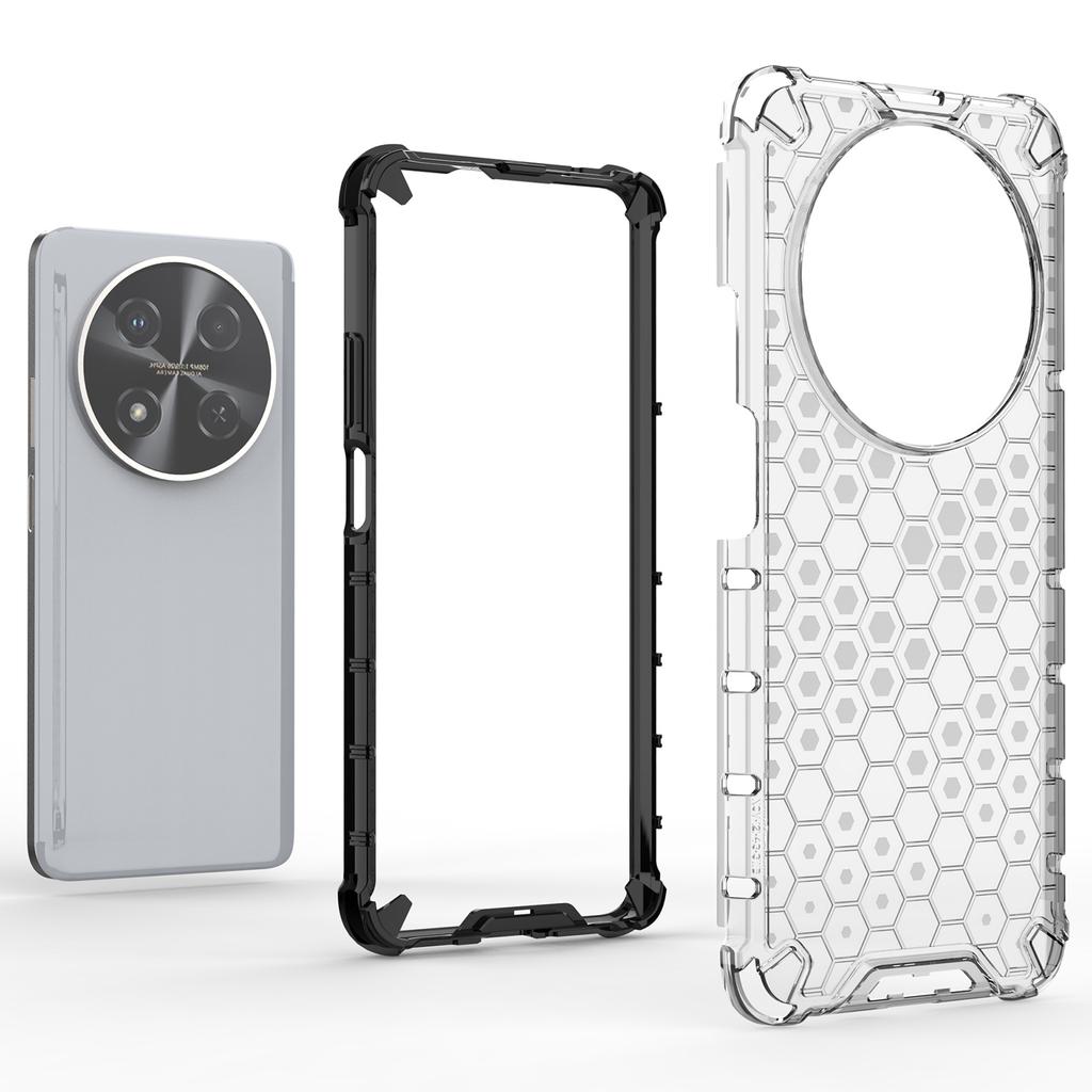 For Huawei nova 12i 4G/Enjoy 70 Pro Case PC+TPU Honeycomb Design Protective Phone Cover