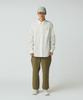 Snow Peak Organic Cotton Shirt Long and Size White SH-25AU003, Sleeve, Men's Women's, S,