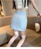 Women Summer High Waist Pleated Irregular Skirt A- Line Mini Hip-hugging Skirts
