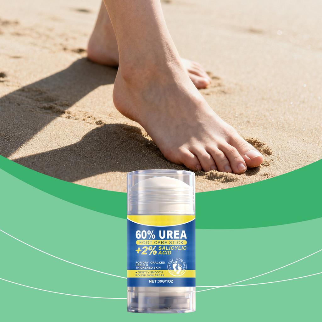 Foot Moisturizing Cream Stick Gentle Hydration for Dry Feet Smooth and Soft Skin Non-Greasy Foot Care Stick