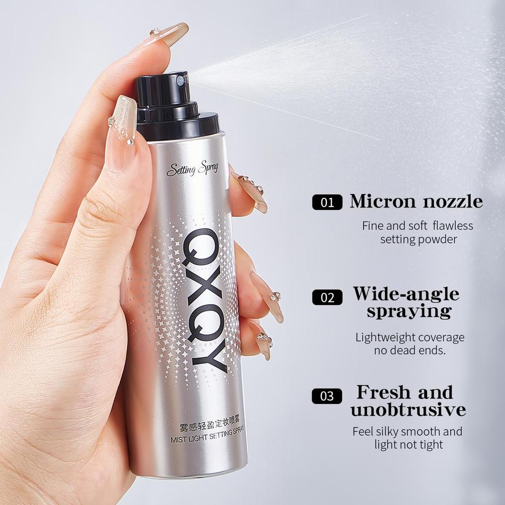 100ml Fine Mist Light Face Makeup Setting Spray Long-lasting Waterproof Moisturizing Portable Spray