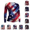 Damen Langarmshirt Damen Lässiges Rundhals Langarm Bedrucktes Oberteil