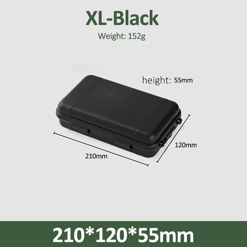 EDC Tool Box Outdoor Camping Survival Kit Shockproof Waterproof Case Sealed Box Outdoor Survival Storage Box Fishing Tackle Bag