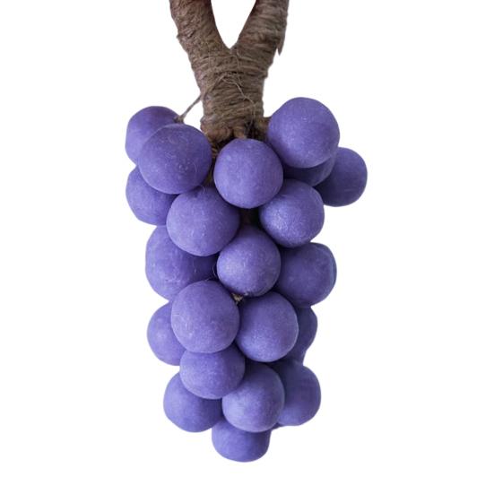 20/40Pcs Handmade Grape Cluster Soap Moisturizing Grape Soap Natural Cold-Process Soap for Face Body with Hanging Rope