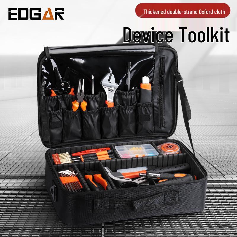 Large Wear-Resistant Portable Oxford Cloth Electrician Tool Bag