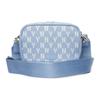 MLB Monogram Collection Polyester Combo Bag, Camera Bag, Crossbody Bag, Shoulder Bag Unisex Haze Blue White Casual