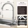 OPLSED Stainless Steel Single Cold Kitchen Faucet