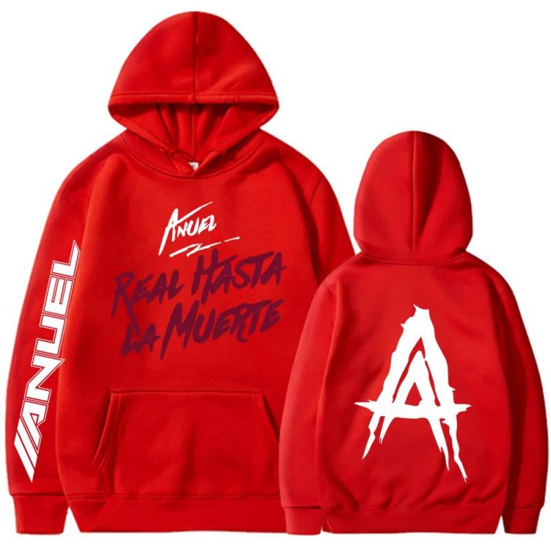 New Anuel AA Printed Hoodies Sweatshirt