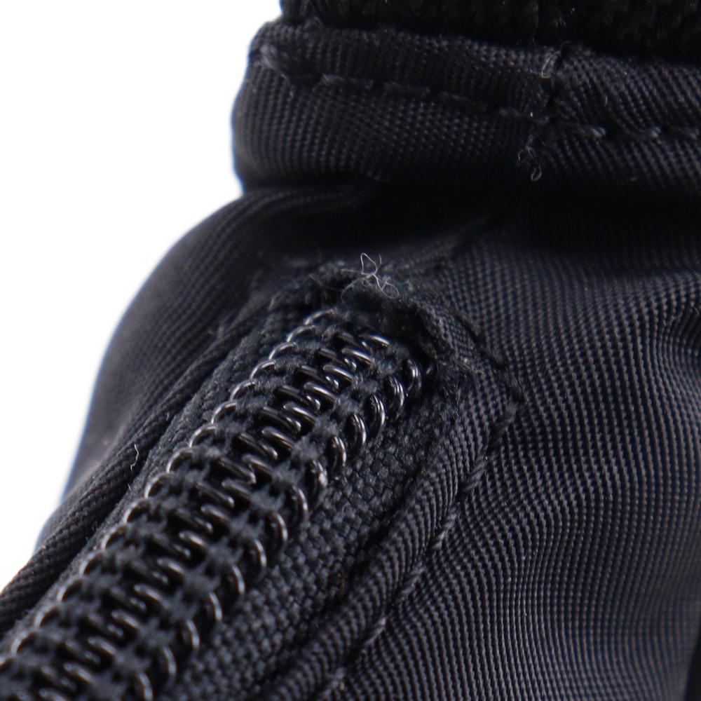 Prada Hobo Schultertasche MV515 Mini Handtasche schwarz Nylon Damen Gebraucht