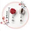 Name Tag Badge Reels Lanyard Badge Chest Pocket Clip Badge Holder Easy Pull Buckle Reel Clip