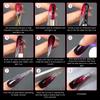 3D Eagle Claw Curved Fake Reusable Nails Full Cover Press On Nail Forms Molds Crystal Nail Extension Tip Suitable For Poly Nail