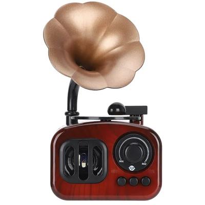 Retro Music Box Phonograph‑Shaped Gift Innovative Home Desktop Decoration Musical Gift Ling