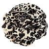 Stylish Leopard Pattern Hair Claw Popular Big Flower Jaw Clip Nonslip Hair Clamp Hair Styling Accessory for Women Girls