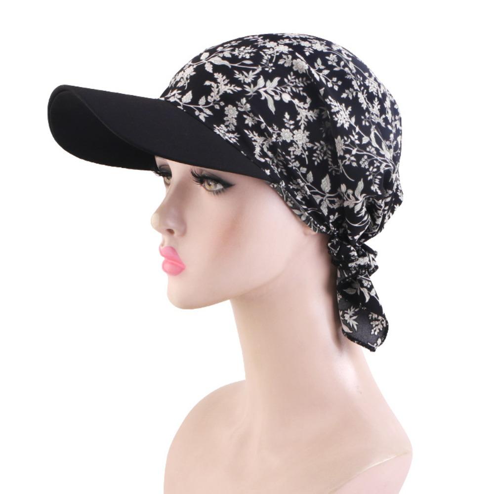 Breathable Triangular Scarf Hat Ethnic Prints Headscarf Baseball Cap  Summer Outdoor
