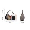 Canvas Fabric Commuting Patchwork Shoulder Bag High Capacity Women Crossbody Messenger Bag Leisure Versatile Shoulder Hobos Bags
