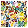 10/30/50pcs  Anime Graffiti Stickers Cute Pikachu Stickers Decals DIY Skateboard Phone Cases Kawaii Cartoon Sticker Toy