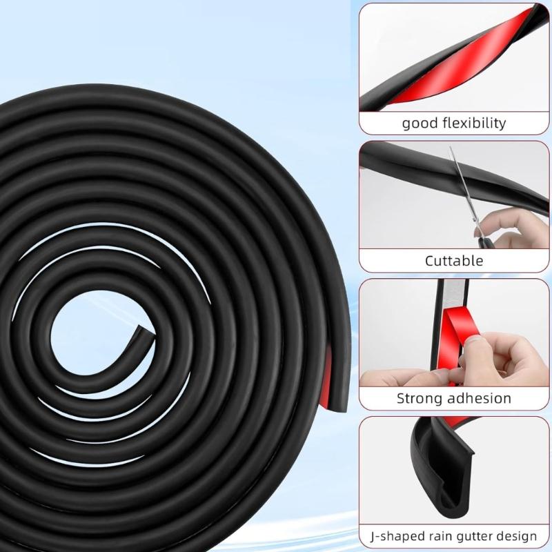 Flexible Wasserkanal-Dichtungsstreifen für das Dach Einfach zu montierende Entwässerungslösung Verhindert Wassereintritt bei Nässe