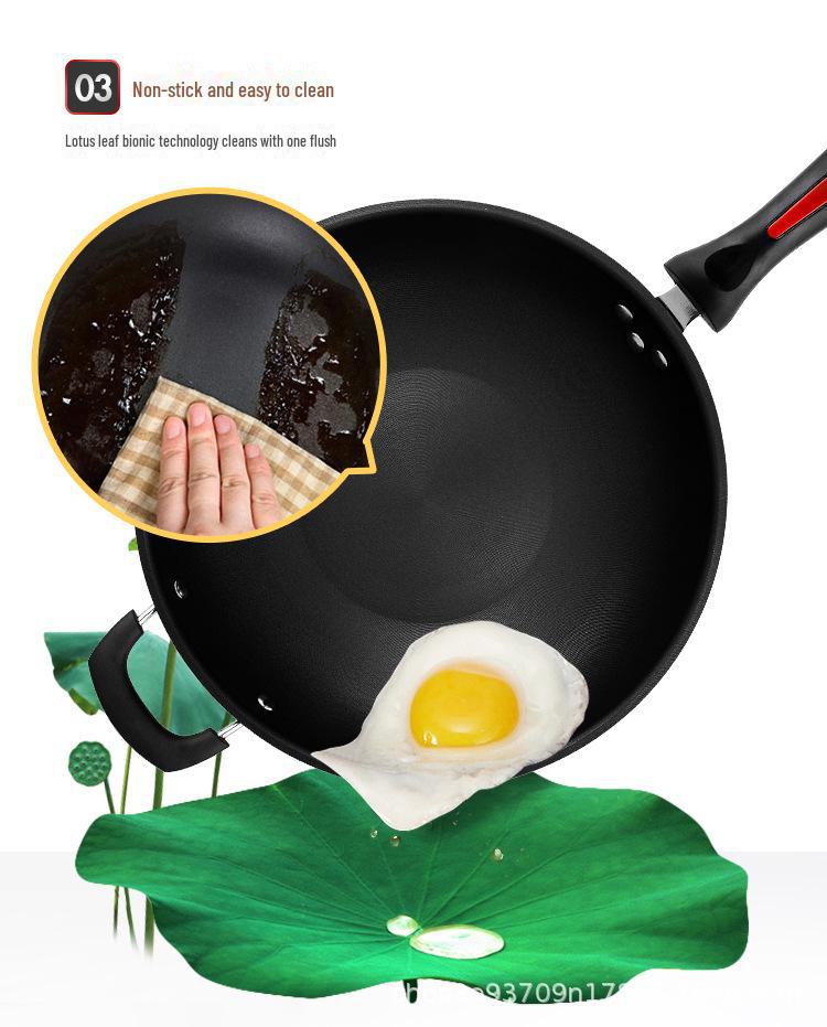 Cooking King Padella antiaderente senza fumo da 32 cm per fornelli a gas e a induzione