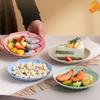 10PCS Nordic Style Shell-shaped Spit Bone Dish Microwave-safe Fruit Plate Dinner Dish  Food Scrap