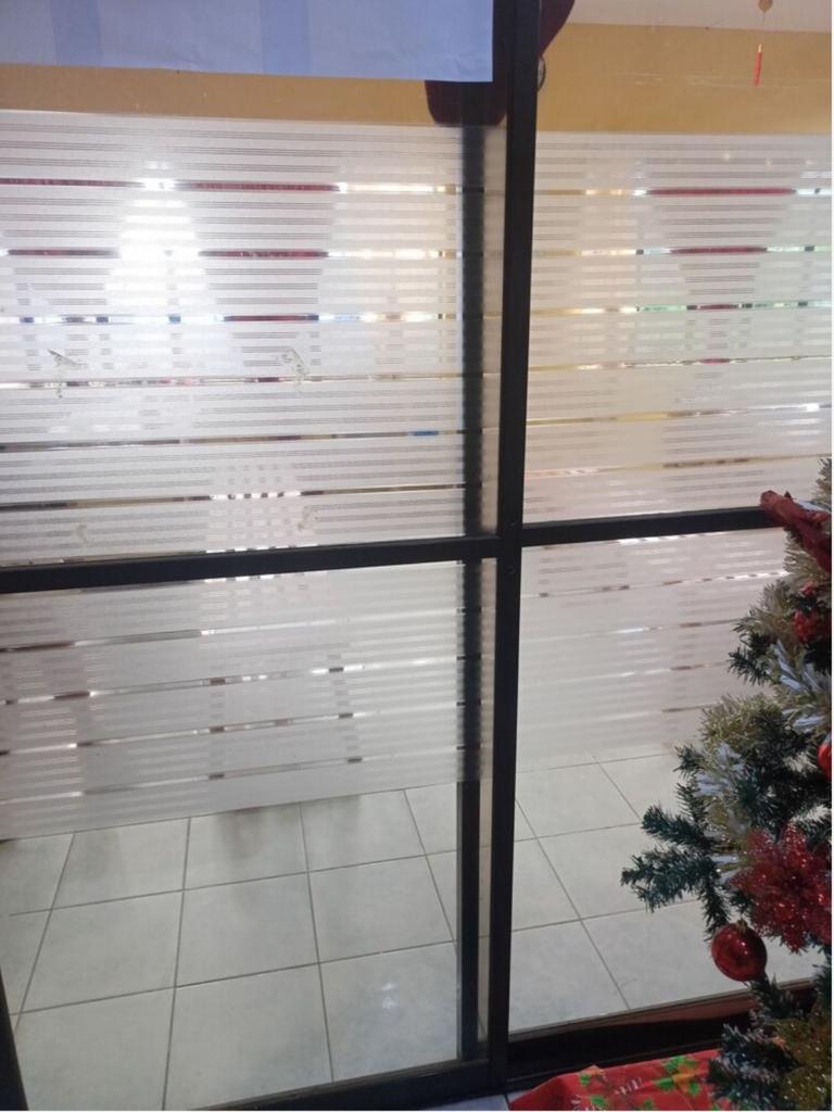 Frosted PVC Window Film - Static Cling UV Blocking Opaque Privacy Cover for Home Office Glass Doors Removable