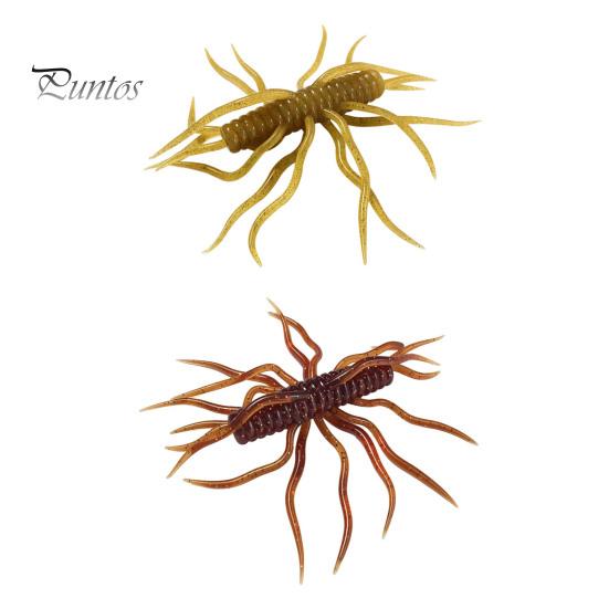 Topwater Bionic Bait 1/3/5Pcs 9.5cm/9g Floating Soft Lure with Multi-Tentacles, Realistic Fishing Baits Bait, Artificial Swimbait for Freshwater