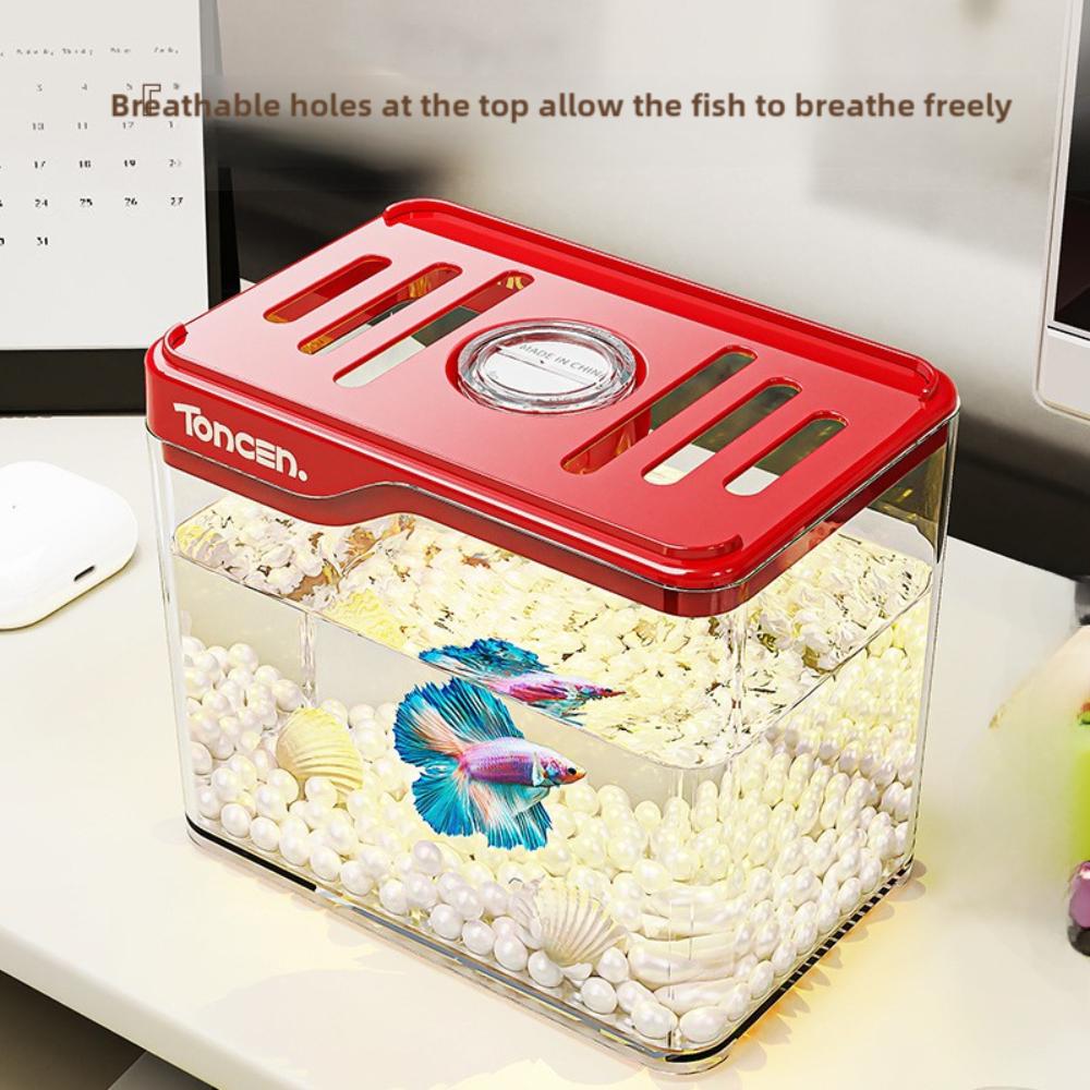 Clear Fish Tank Square Ecologicals Tank Durable Turtle Tank  Ornamental Fish Decor