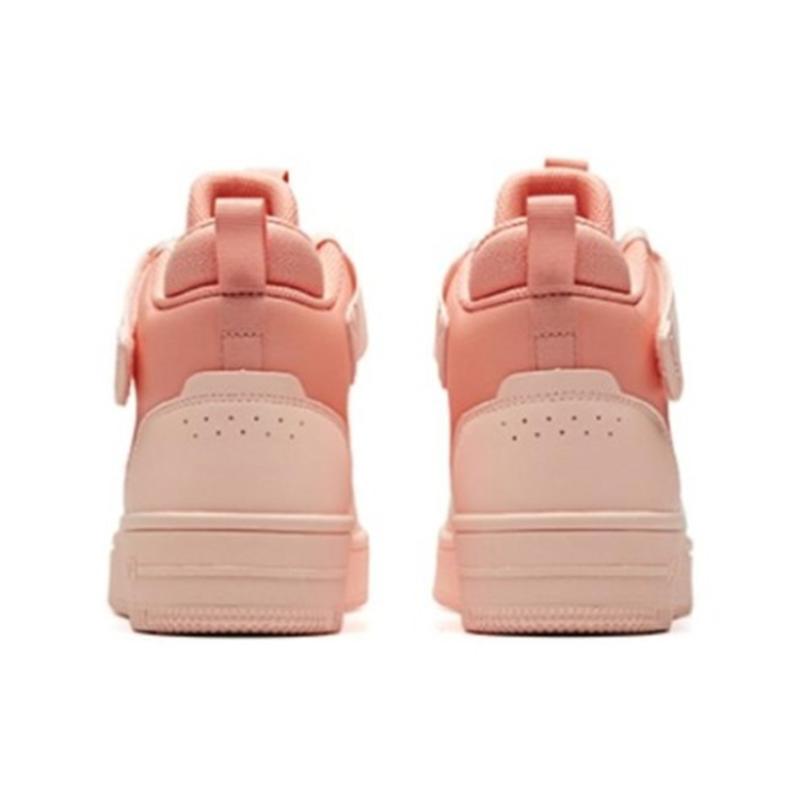 Anta Anti-Slip Wear-Resistant High-Top Skateboard Shoes Women's Baby Pink Sneakers 92948061-3