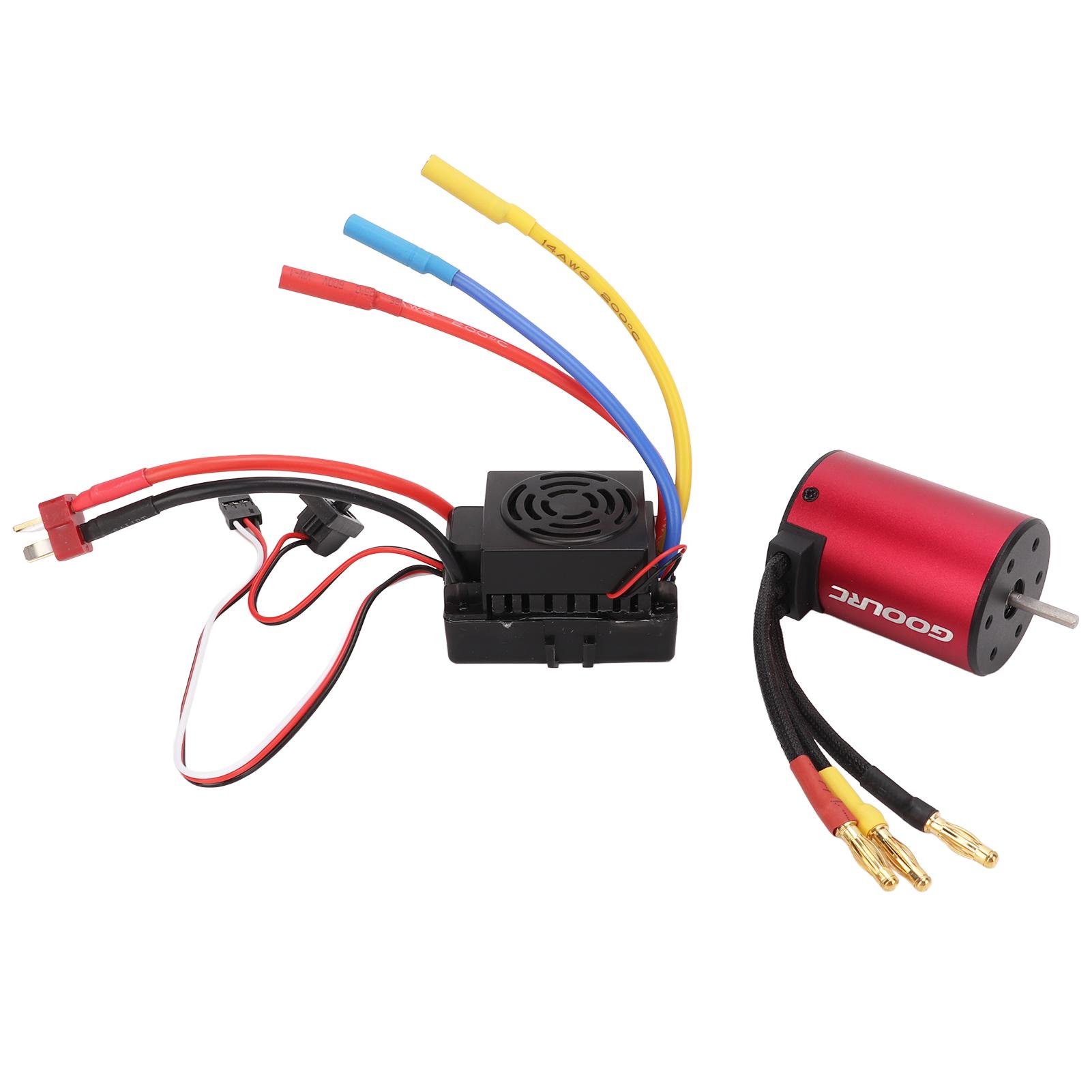 

Водонепроникний безколекторний двигун S3650 3900KV 60A Безколекторний регулятор швидкості двигуна T-роз єм тато для оновлення радіокерованої машини 110