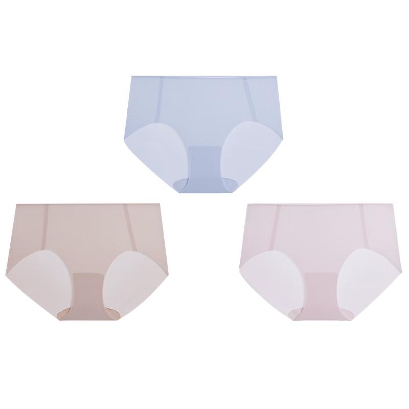 Aimer Women's Seamless Mid-Waist Boxer Briefs - 3 Pack