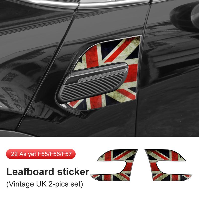 For BMW MiNi F56/55 Decorative Stickers Mini Cooper F56/55 Turn Signal Stickers Modification Interior Stickers