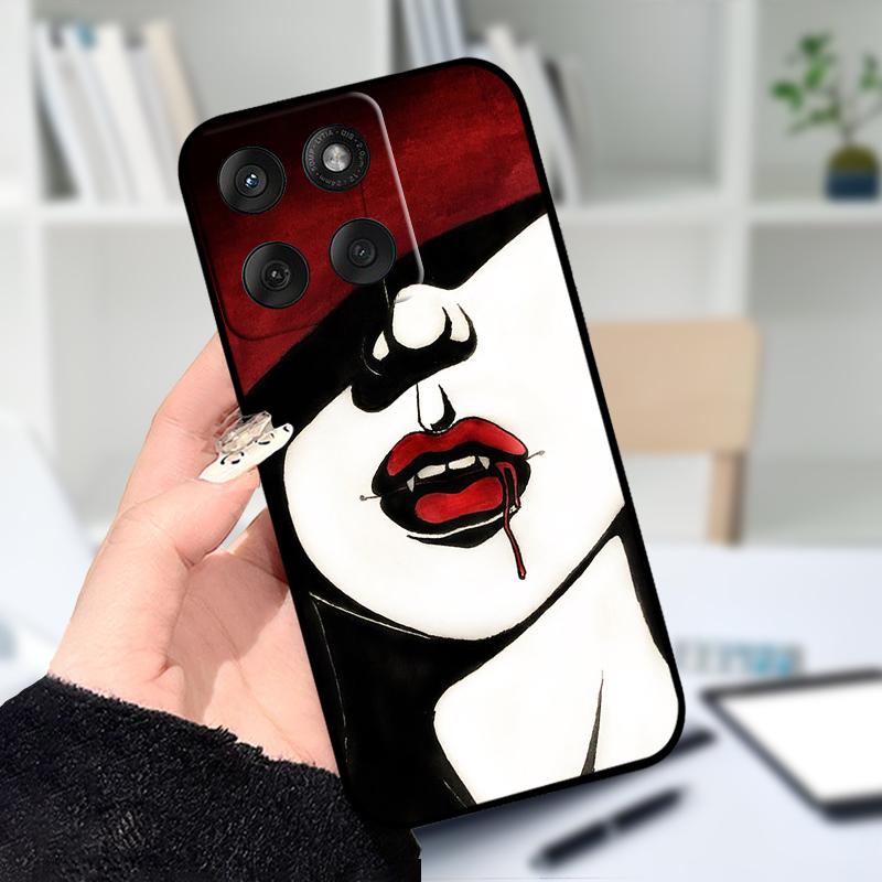 Dla Motorola Edge 60 Fusion Miękkie Etui XT2503-4 Uroczy Kreskówkowy Silikonowy Pokrowiec TPU na Telefon Dla Moto Edge 60Fusion 5G Ochronne Fundas