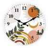 1PC 12-inch retro religious scripture wooden wall clock MDF mute decorative clock