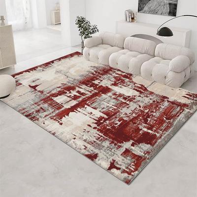 Europe Distress Style Stripe Carpet Living Room Sofa Bedroom Bedside Study Entrance Door Rug Non-slip Retro Home Decor Mat