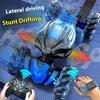 Children's Gesture Induction Twist Car High-speed Drift Remote Control Car Four-wheel Drive Stunts Deformation Light Off-road Vehicle Toys