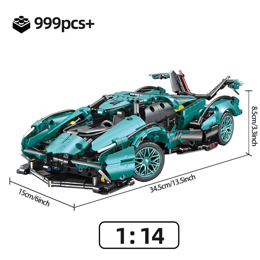Technisches Rennsportauto 1280PCS Modellbausteine Stadt Mechanisches Geschwindigkeitsfahrzeug Supersportwagen Ziegel Puzzle Spielzeug Kinder Erwachsene Geschenk