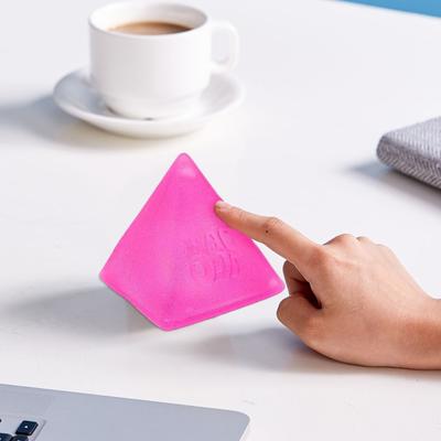 Stress Relief Geometric Solid Toy Frosted 3D Shape Squeeze Sensory Toy Kids Adults Decompression Geometric Block Fidget