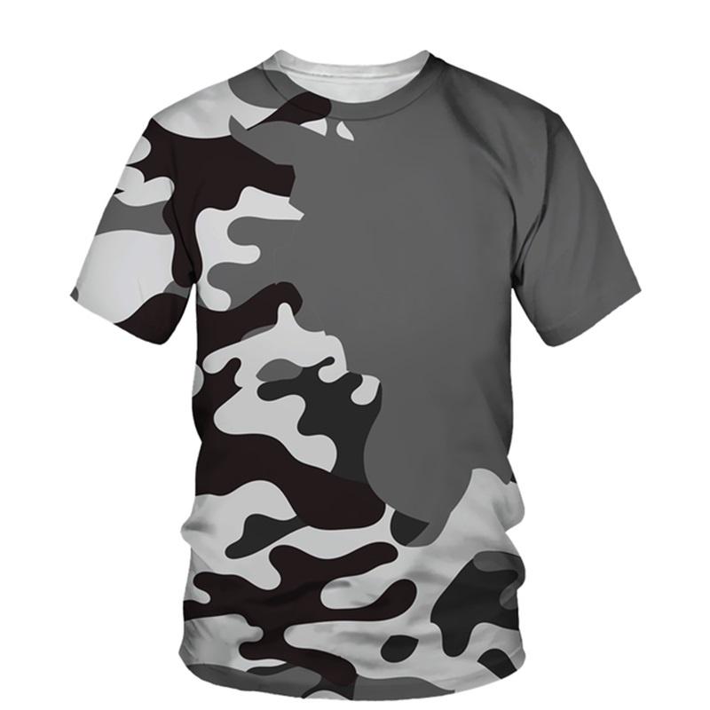 

Літній чоловічий камуфляжний одяг 3D-принт Sodiers Tactical T-Shirt For Military Fans Jungle Sea Tees Shirts Casual Streetwear Tops 6XL