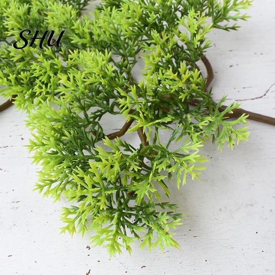 Artificial Pine Cypress 1Pc Plastic Fake Simulation Potted Plants Plant Bonsai Garden Home Office Decor