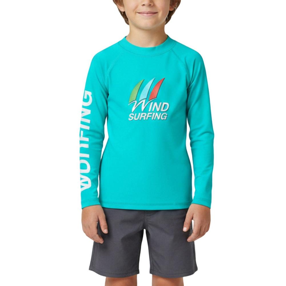 

Children s Outdoor Sun Protection Top Round Neck Long Sleeve Breathable Quick-Dry Sweatshirt 120