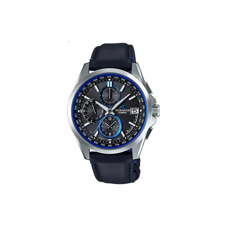

CASIO Men OCEANUS 43mm Blue Watch OCW-T2600L-1AJF Blue Strap