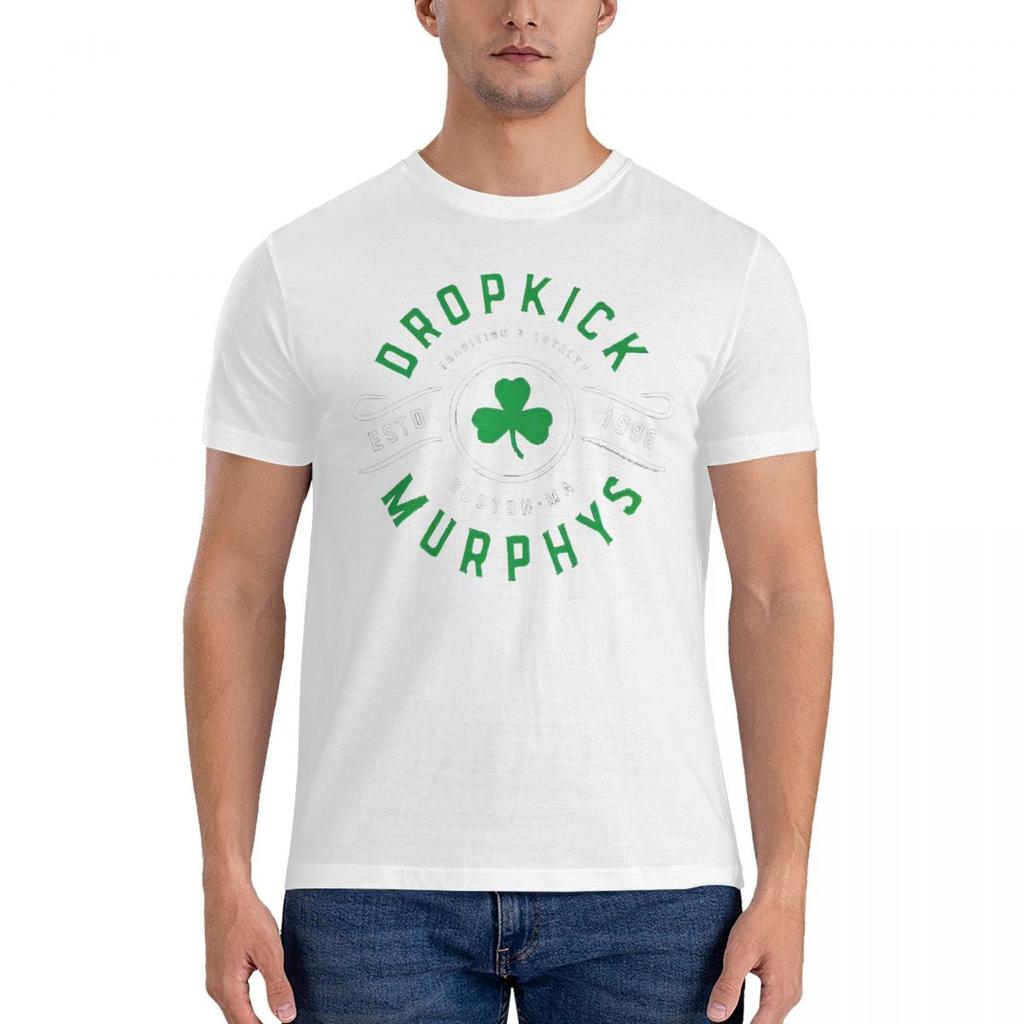 Maglietta da Uomo Rock Band Tempo Libero Puro Cotone T-shirt Manica Corta Dropkick Murphys T-shirt Girocollo Abbigliamento 4XL 5XL