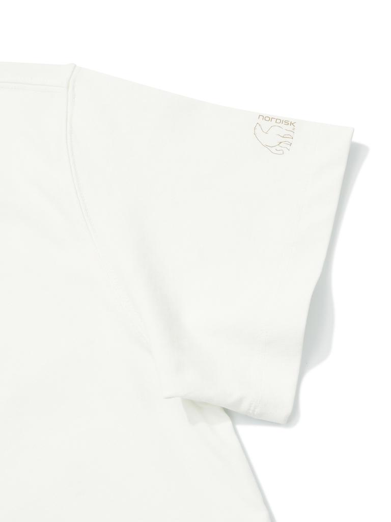 NORDISK Hygge Camping Short Sleeve T-Shirt - W_Off White